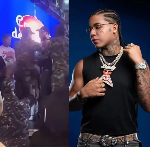 El cantante urbano Donaty tras en el incindente