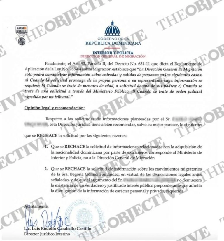 Gobierno dominicano guarda silencio sobre nacionalidad de Begoña Gómez