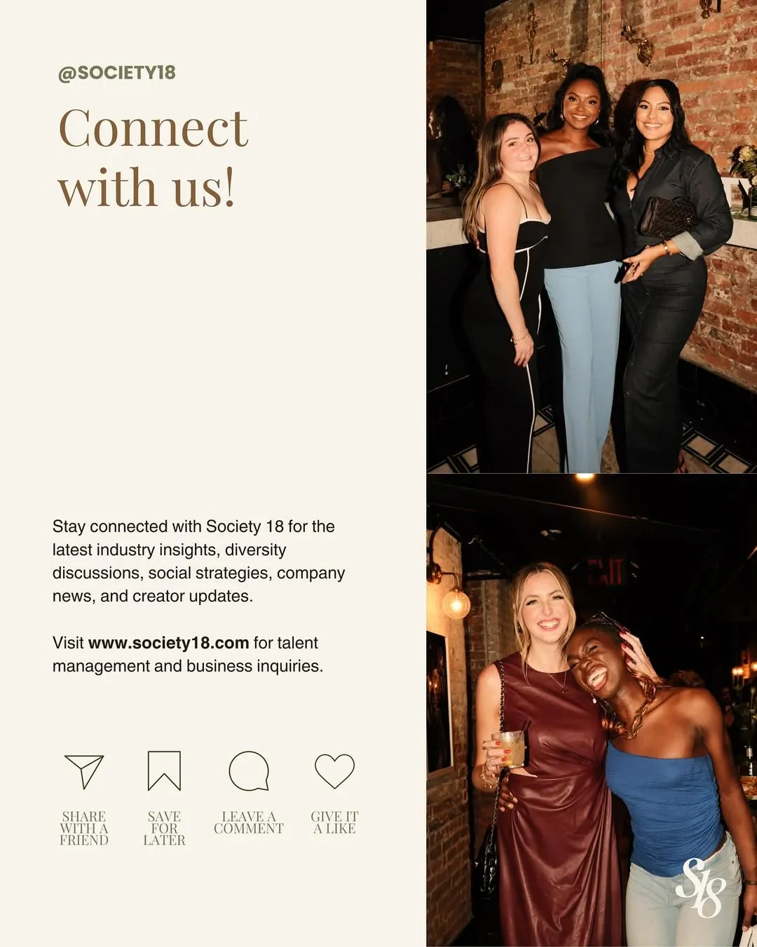 Pamela Zapata, fundadora de Society 18