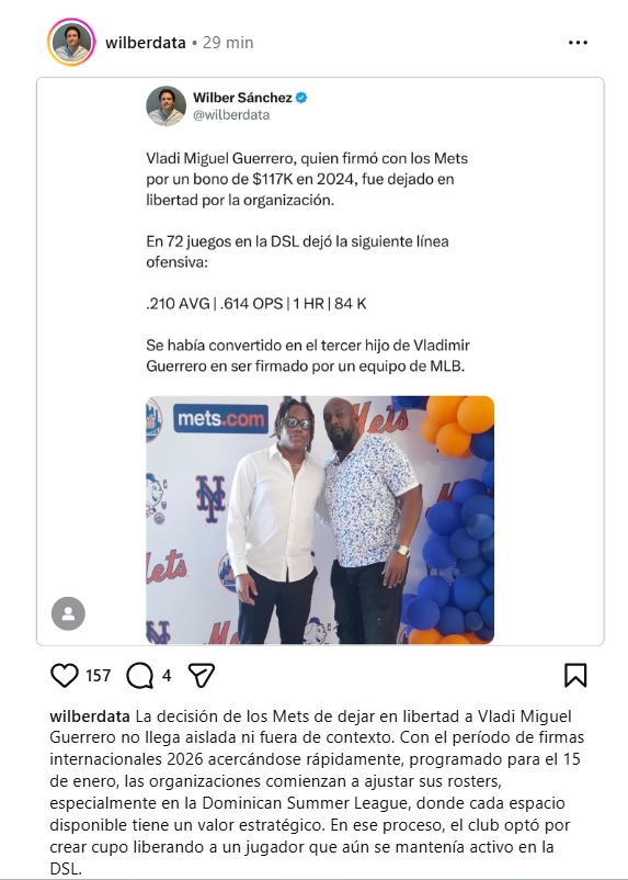 comunicado sobre vlady