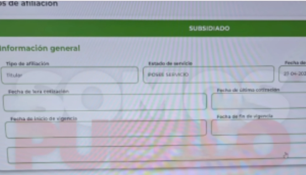 evidencia presentada senasa