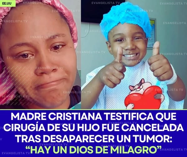 madre cristiana y su hijo sanado Jonathan Isaac