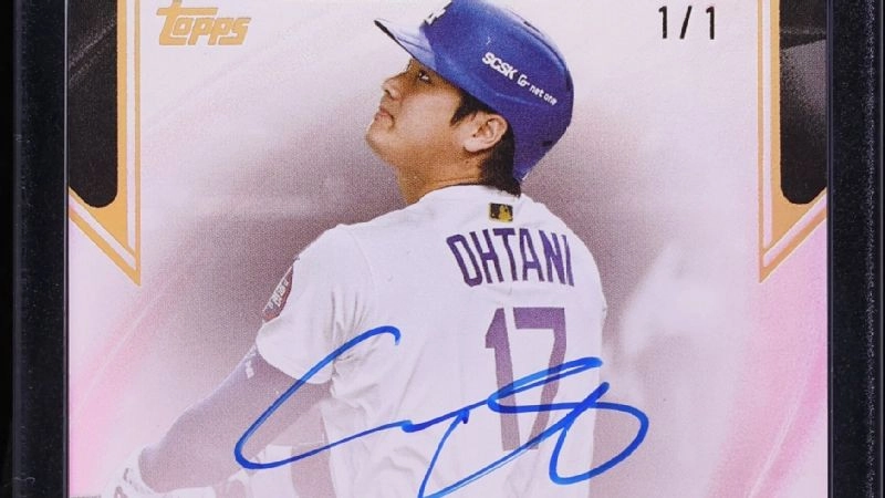 tarjeta de shohei ohtani