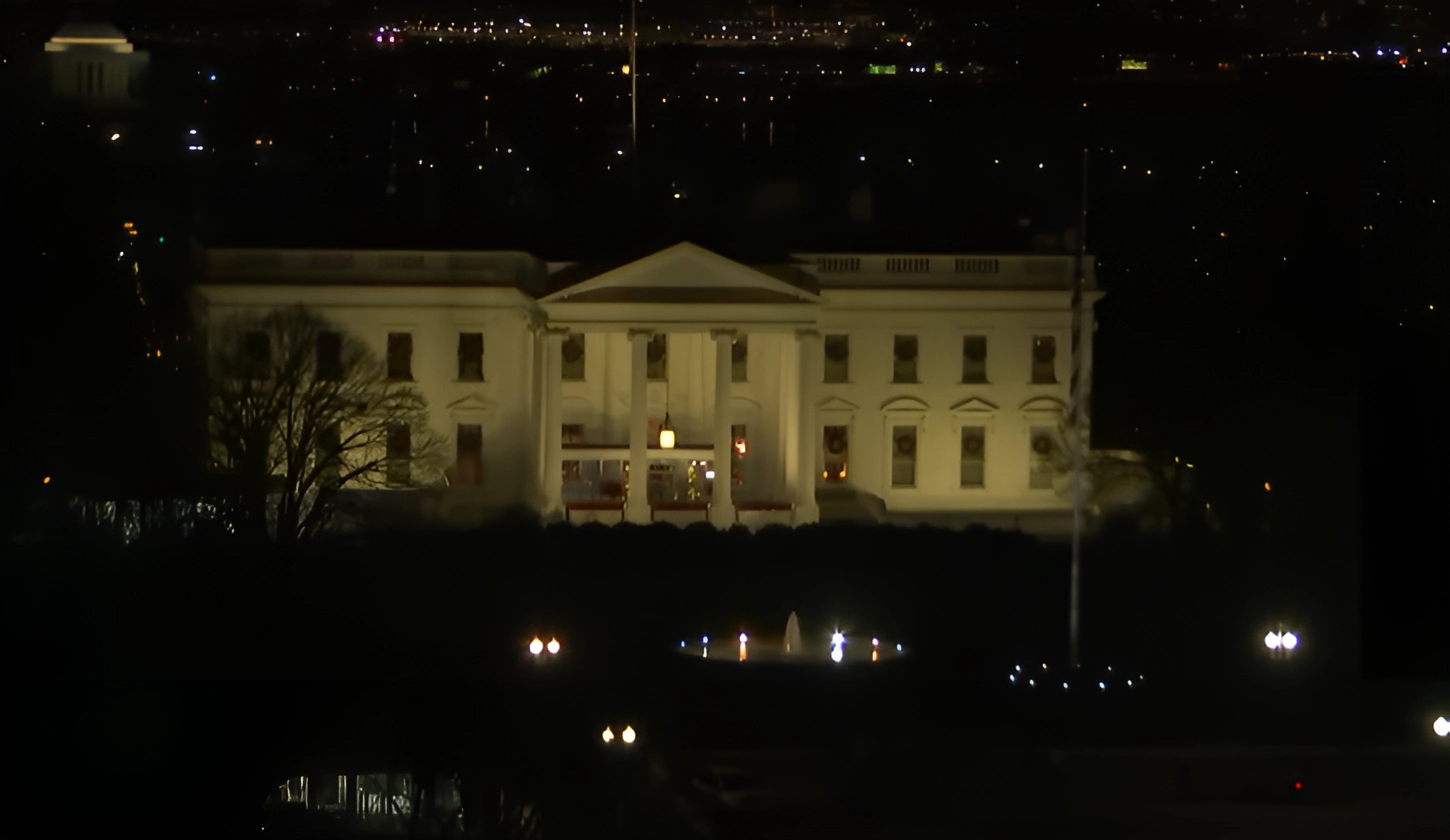 toma desde el exterior de la casa blanca toma desde el exterior de la casa blanca